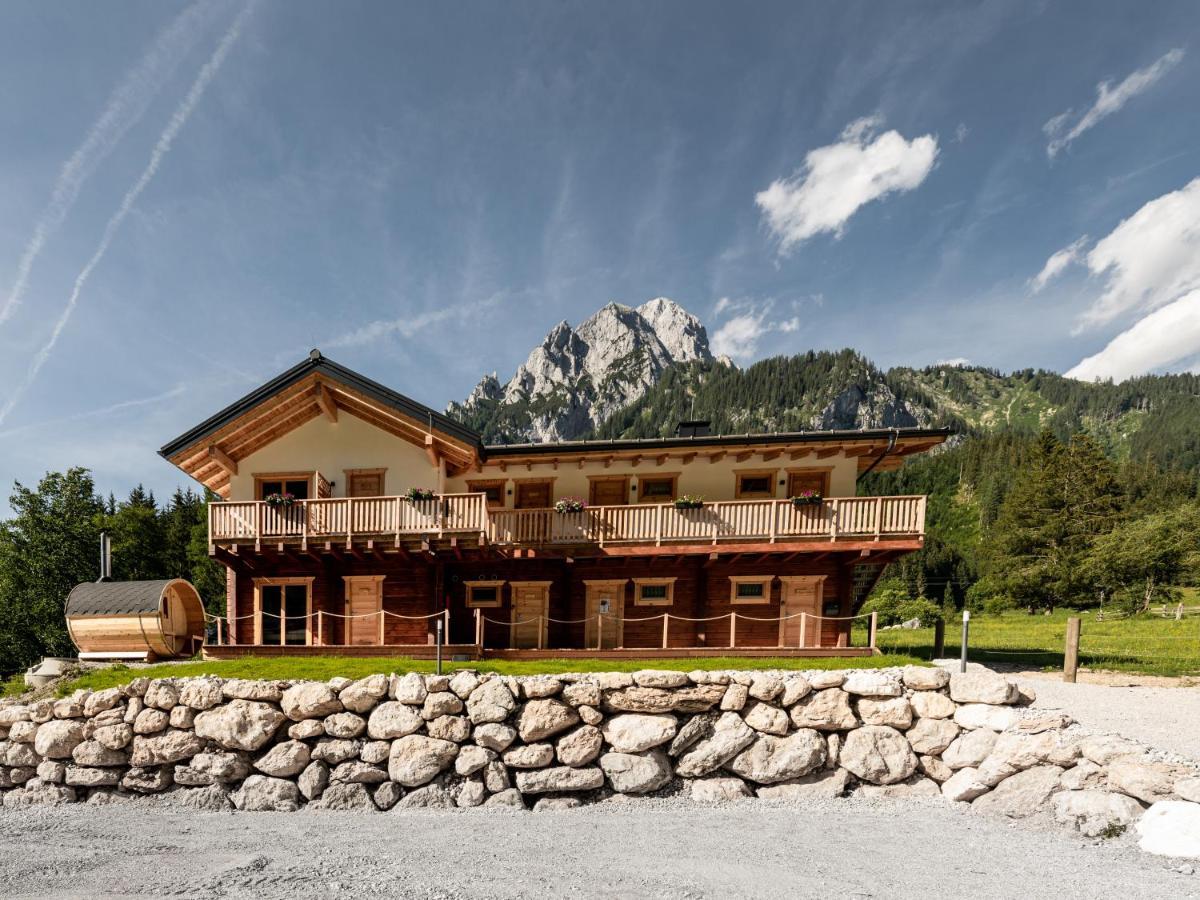 Naturparkresort Xeis Natur Apartments Johnsbach Buitenkant foto