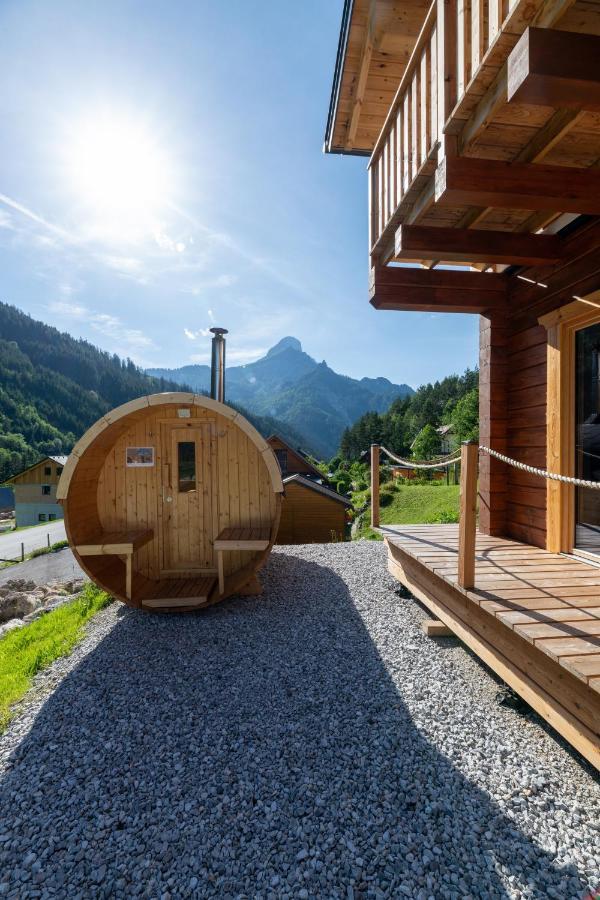 Naturparkresort Xeis Natur Apartments Johnsbach Buitenkant foto